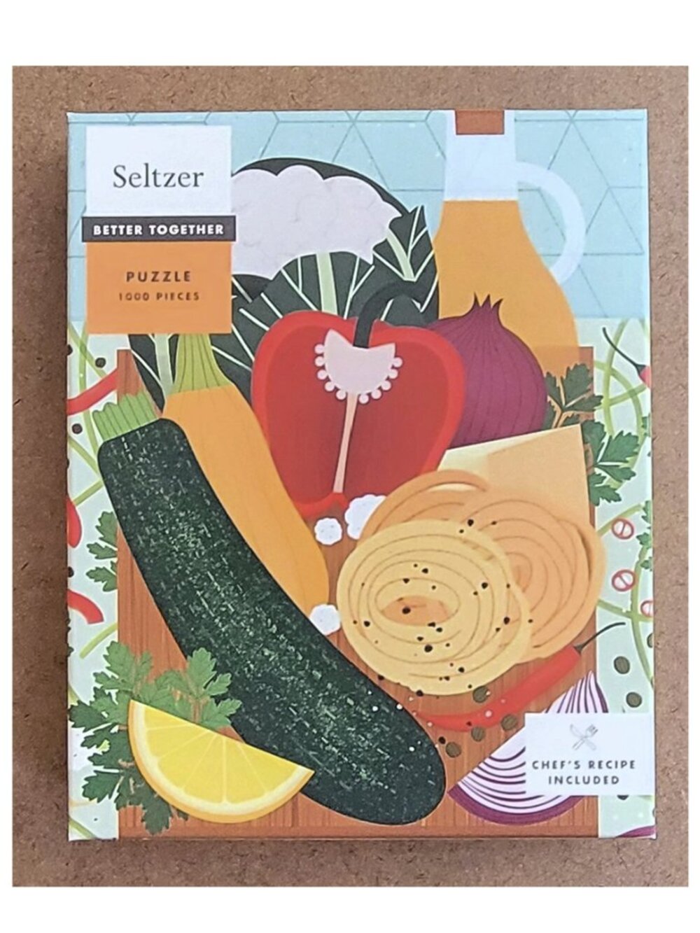 VEGGIE RECIPE by Seltzer JIGSAW PUZZLE 1000 pieces - Picture 3 of 7